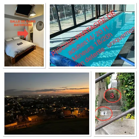 Eco Maison Entiere Avec Terrasse Dans Jardin Potager Piscine Parking Будинок відпочинку Руан