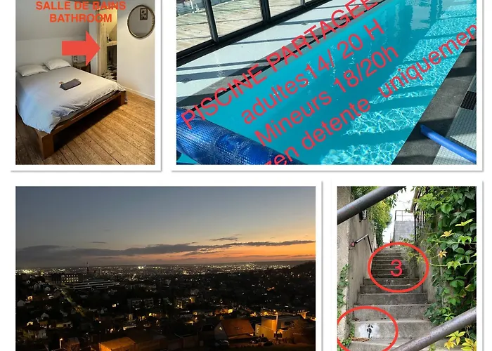 Eco Maison Entiere Avec Terrasse Dans Jardin Potager Piscine Parking Ferienhaus Rouen